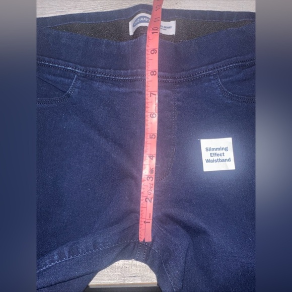 NWT Old Navy Super Skinny Denim Jeans Mid Rise size 8 Dark Wash Jeggings - Picture 7 of 8